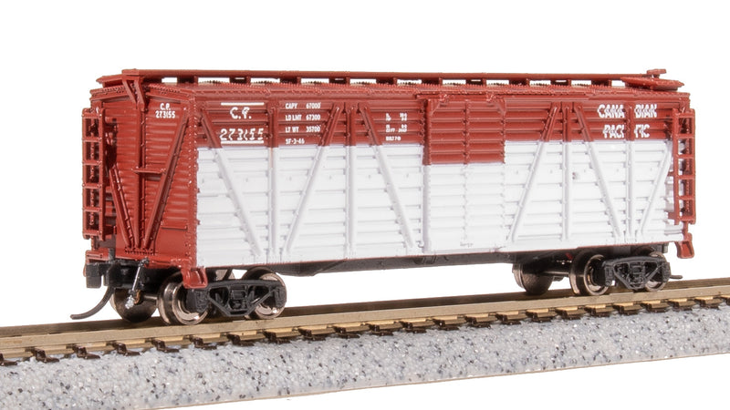 BLI 8453 40' Wood Stock Car, CP 273155, Cattle Sounds, N