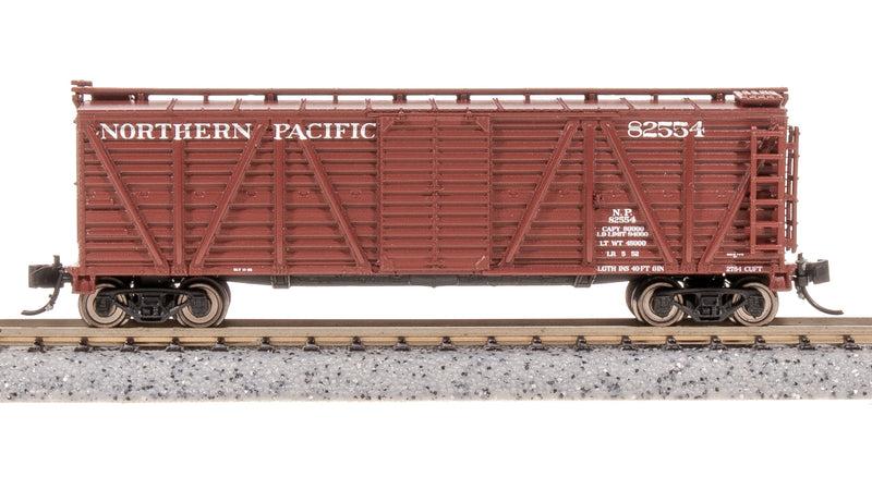 BLI 8454 40' Wood Stock Car, NP 82554, Cattle Sounds, N