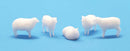 All Scale Miniatures 870963 Sheep(5-pack)