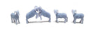 All Scale Miniatures 870989 Bighorn Sheep(5-pack)