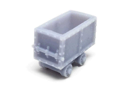 All Scale Miniatures HO 871970 Mining Cart, Unpainted 3D Printed Part