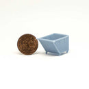 All Scale Miniatures HO 871778.1 Dumpster, Slant Front Rear Load Open Top With Casters