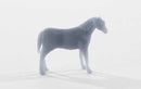 All Scale Miniatures HO 871953 Horse, Unpainted 3D Printed Figure