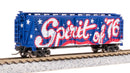 BLI 8472 40' Wood Stock Car, Independence Day Theme, Patriotic Music, N