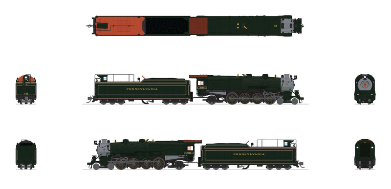 PREORDER Broadway Limited Imports N 8498 Class M1b 4-8-2 Mountain Stealth, Pennsylvania Railroad