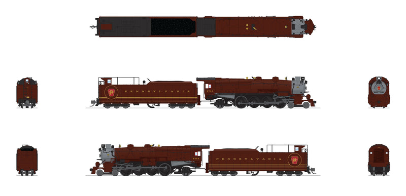 PREORDER Broadway Limited Imports N 8499 Class M1b 4-8-2 Mountain Stealth, Pennsylvania Railroad
