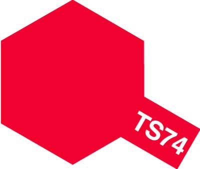 Tamiya 85074 TS-74 Clear Red Spray 6x7.75