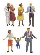 Preiser N 79190 Pedestrians, Walking Couples