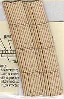 Blair Line HO 127 Laser-Cut Curved 2-Lane Wood Grade Crossing (2), 22" 55.9cm Radius