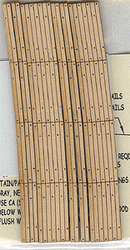 Blair Line HO 128 Laser-Cut Curved 2-Lane Wood Grade Crossing (2), 24" Radius