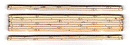 Blair Line HO 120 Rough-Cut 2-Lane Wood Grade Crossing Kit, 3-9/16" 9cm Long (2)