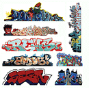 Blair Line HO 2246 Graffiti Decals Mega Set, Set