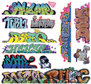 Blair Line HO 2259 Graffiti Decals Mega Set, Set