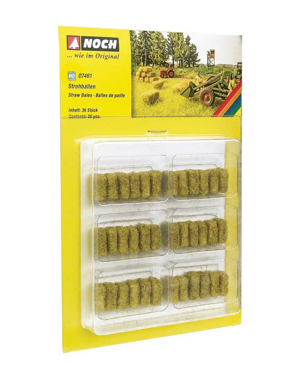 Noch Gmbh & Co 7461 Hay/Straw Bales -- pkg(36), HO