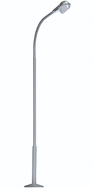 Busch 4192 Siemens Style AHL 52 Street Light with White LED