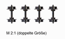 Busch HOn2 12299 Metal Wheelsets, Feldbahn (4)