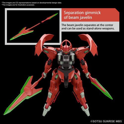 Mobile Suit Gundam: The Witch from Mercury Darilbalde High Grade 1:144 Scale Model Kit 2604769