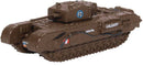 Oxford Diecast N NCHT002 1942 Churchill Mk.III Tank, Assembled, 1st Canadian Tank Brigade, Dieppe (green)