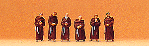 Preiser N 9045 Community People, Franciscan Friars (6)