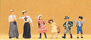Preiser HO 194 1900s Women & Children (6)