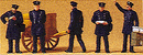 Preiser HO 12198 91N 1900s Figures, Postal Officials (5)