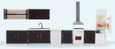 Preiser HO 17707 Kitchen Furniture (9)