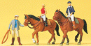 Preiser HO 10502 Sports & Recreation, At The Riding School