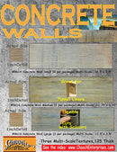 Chooch HO/N 8614 Flexible Concrete Wall, Small (2-Pack)