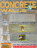 Chooch HO/O 8618 Flexible Concrete Wall, Large (2-Pack)