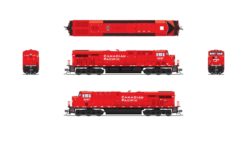 BLI 8633 GE ES44AC, CP 9368, Action Red, No-Sound / DCC-Ready, N
