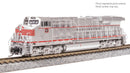 BLI 8643 GE ES44AC, CBQ 6325, Aluminum/Red Fantasy Paint, No-Sound / DCC-Ready, N