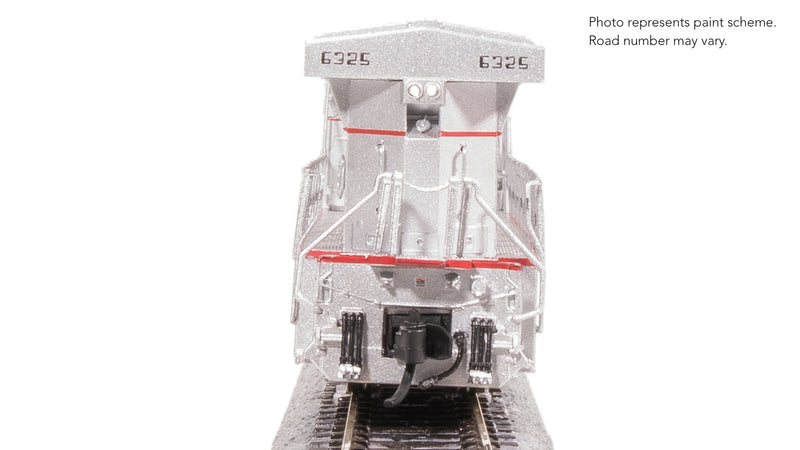 BLI 8643 GE ES44AC, CBQ 6325, Aluminum/Red Fantasy Paint, No-Sound / DCC-Ready, N