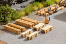 Noch N 14628 Wood Plank Piles Laser-Cut Wood Kit (8)