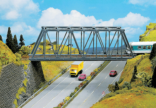 Noch HO 21320 Thru Truss Bridge, 14 x 2-1/4"