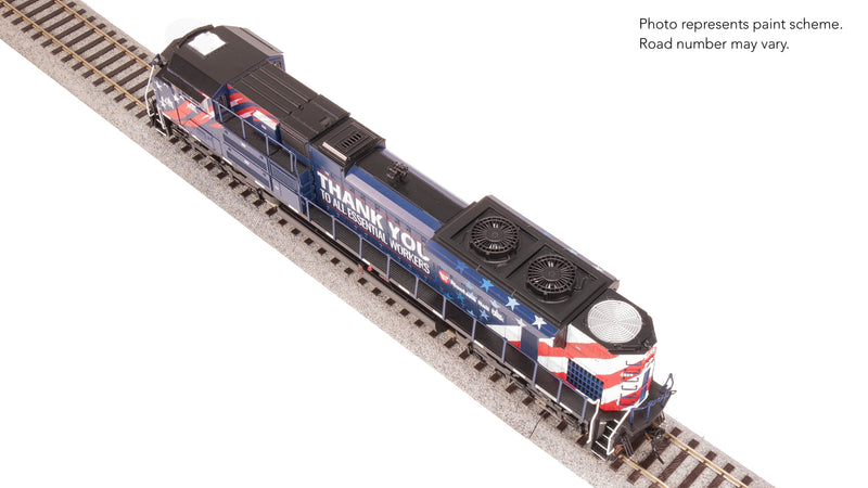 BLI 8673 EMD SD70ACe, MRL 4404, Essential Workers, Paragon4 Sound/DC/DCC, w/ Smoke, HO