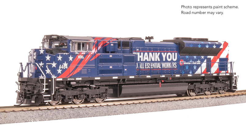 BLI 8673 EMD SD70ACe, MRL 4404, Essential Workers, Paragon4 Sound/DC/DCC, w/ Smoke, HO