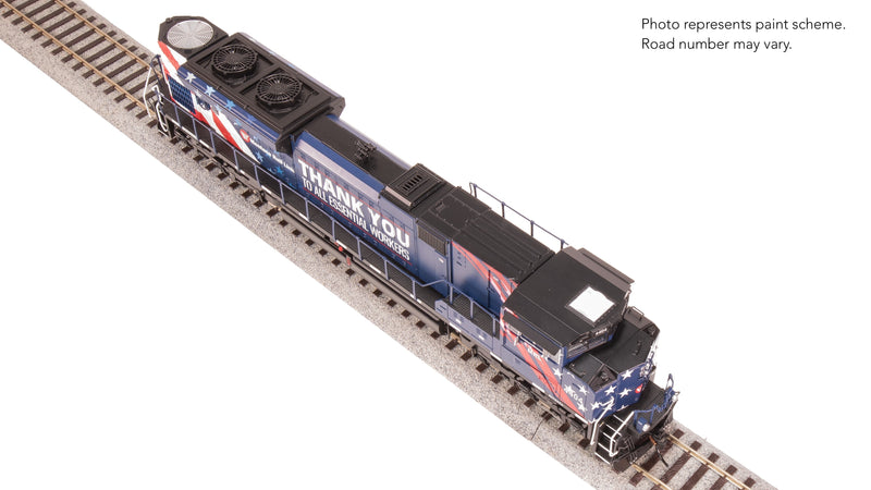 BLI 8673 EMD SD70ACe, MRL 4404, Essential Workers, Paragon4 Sound/DC/DCC, w/ Smoke, HO