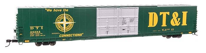 Walthers Proto HO 102116 86' Pullman-Standard Double-Door Hi-Cube Boxcar, Detroit Toledo & Ironton