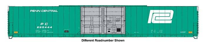 PREORDER Walthers Proto HO 102126 86' Pullman-Standard Double-Door Hi-Cube Boxcar, Penn Central