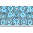 PREORDER Atlas BLMA86 48" Q Fan Grille -- 10 Blade pkg(5), N