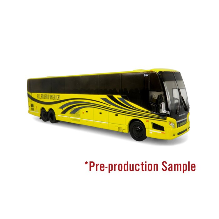Iconic Replicas HO 87-0420 2022 Prevost H3-45 Coach, All Aboard America