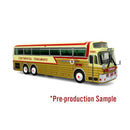 Iconic Replicas HO 87-0545 1971 Eagle Model 05 Bus, Trailways Golden Eagle