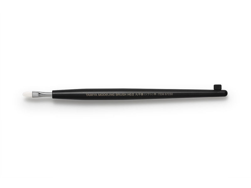 Tamiya Tamiya Modeling Brush HG II Rounded Flat Brush Soft (Medium)
