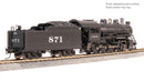 Broadway Limited Imports HO 8730 2-8-0 Consolidation Steam Locomotive with Smoke, Atchison Topeka & Santa Fe