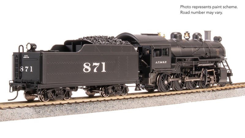 Broadway Limited Imports HO 8730 2-8-0 Consolidation Steam Locomotive with Smoke, Atchison Topeka & Santa Fe