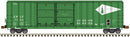 Atlas 20005864 FMC 5077 50' Double-Door Boxcar with Offset Doors - Ready to Run - Master(R) -- Camino, Placerville & Lake Tahoe 7703 (green, white), HO Scale