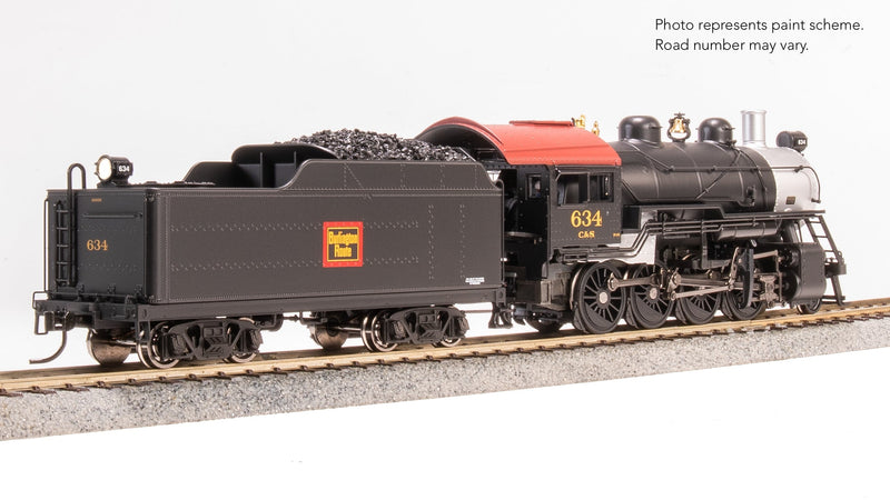 Broadway Limited Imports HO 8735 2-8-0 Consolidation Steam Locomotive with Smoke, Chicago Burlington & Quincy C&S