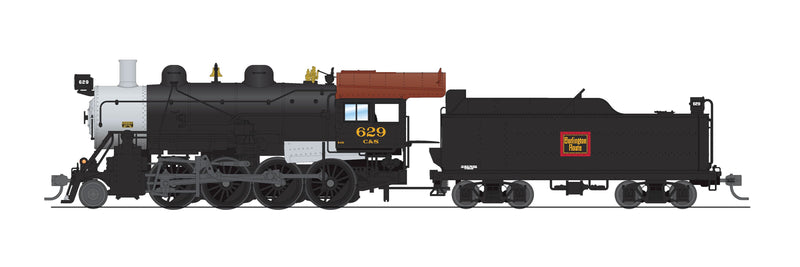 Broadway Limited Imports HO 8735 2-8-0 Consolidation Steam Locomotive with Smoke, Chicago Burlington & Quincy C&S