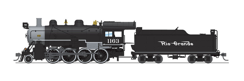 PREORDER Broadway Limited Imports HO 8736 2-8-0 Consolidation Steam Locomotive with Smoke, Denver & Rio Grande Western