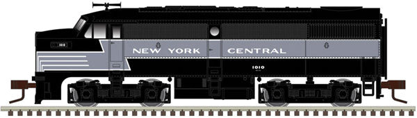 Atlas 40004539 Alco FA1 - Standard DC - Master(TM) Silver --New York Central 1043 (Lightning Stripe, black, gray), N Scale